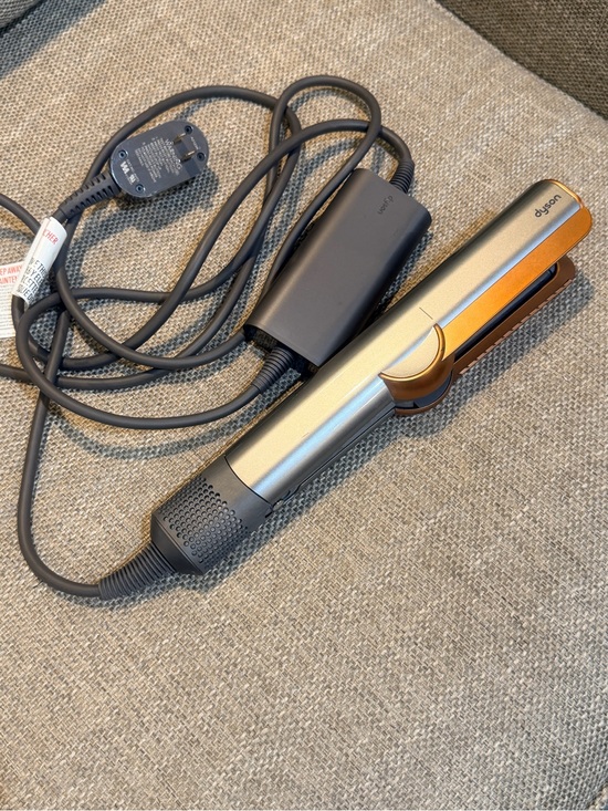 Dyson Air Straitin Copper and Gray-Silver